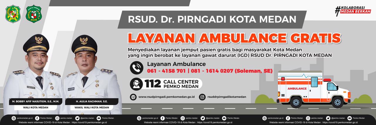 Layanan Ambulance Gratis Penjemputan Pasien